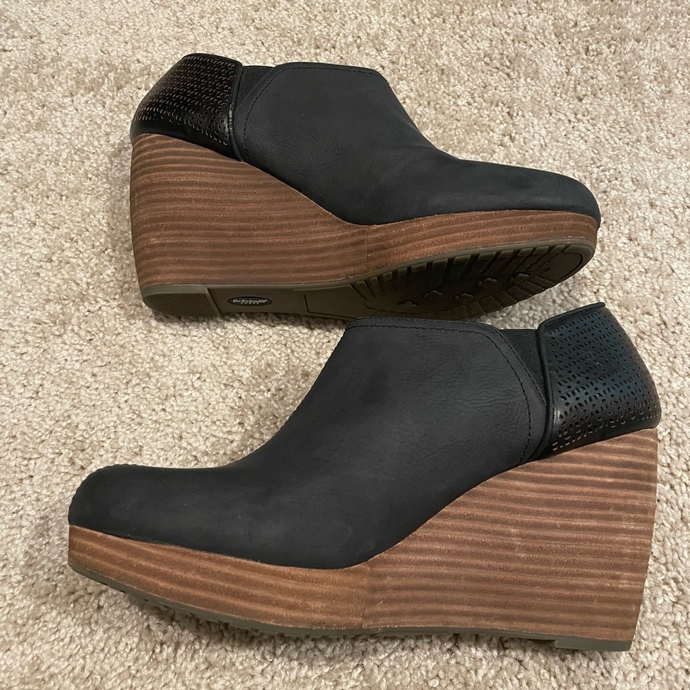Dr. Scholl's Black and Brown Wedge Shoes sz 11